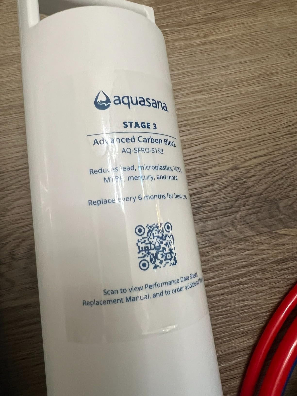 Aquasana SmartFlow™ Reverse Osmosis Water Filter System - High-Efficiency Under Counter RO Removes up to 99.99% of 90 Contaminants, Including Fluoride, Arsenic, Chlorine, and Lead - Chrome Faucet - Customer Photo 1