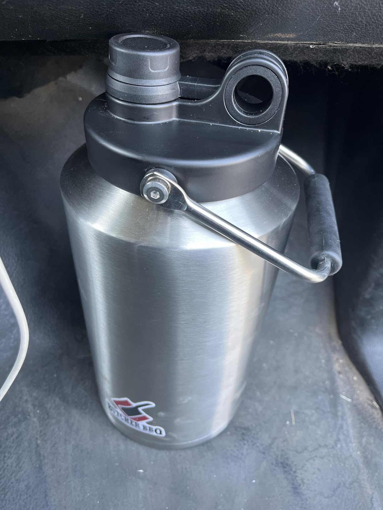 1 Gallon Water Jug Bottle Insulated, 128oz Stainless Steel Water Bottle Wide Mouth Double Vacuum Dishwasher Safe BPA Free for Hot & Cold Drinks Stainless Steels - Customer Photo 1