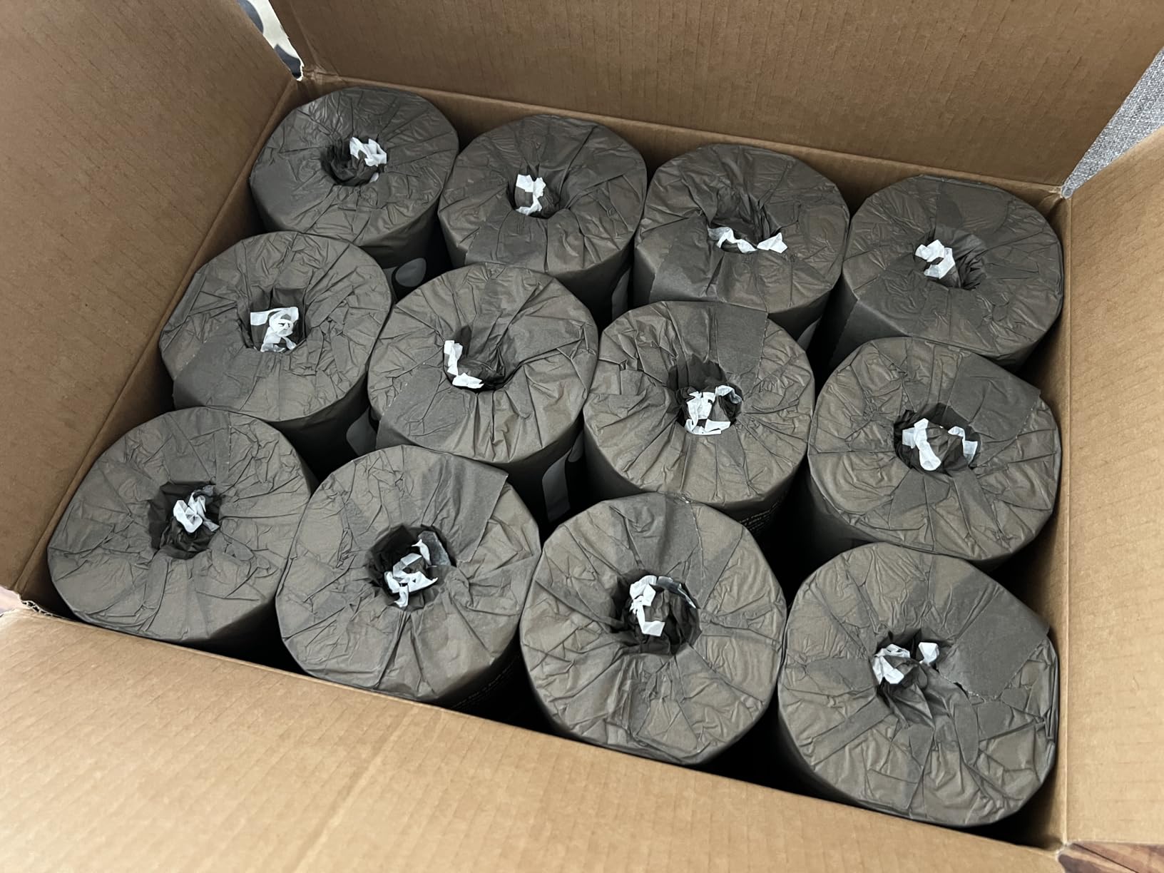 Reel Premium Toilet Paper - 12 Rolls of Toilet Paper - 3-Ply Made from Tree-Free - Zero Plastic Packaging, Septic Safe Customer Review Reel Premium Toilet Paper - 12 Rolls of Toilet Paper - 3-Ply Made from Tree-Free - Zero Plastic Packaging, Septic Safe - Customer Photo 2