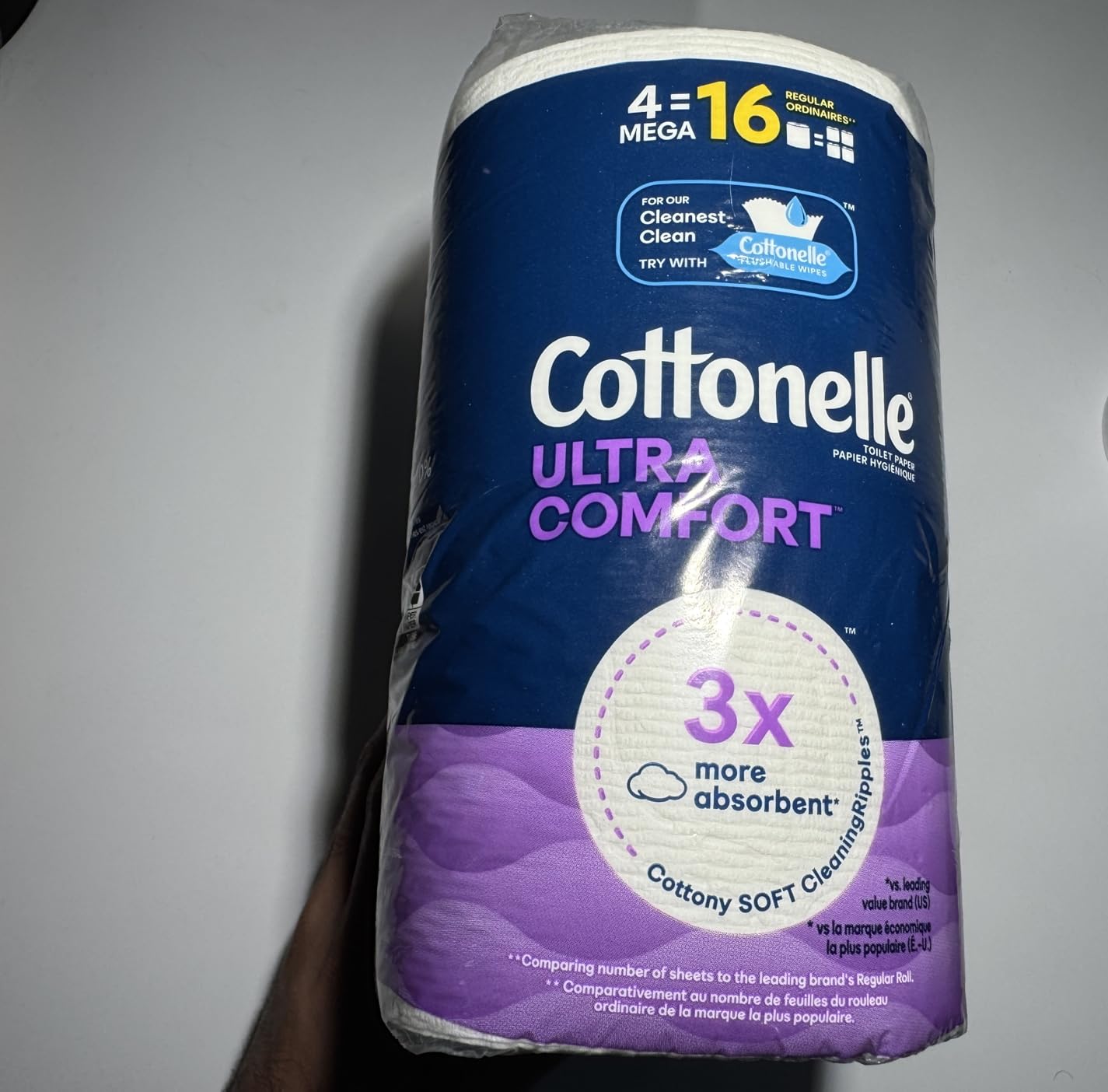 Cottonelle Ultra Comfort Toilet Paper, 9 Mega Rolls = 36 Regular Rolls, Packaging May Vary customer photo 2
