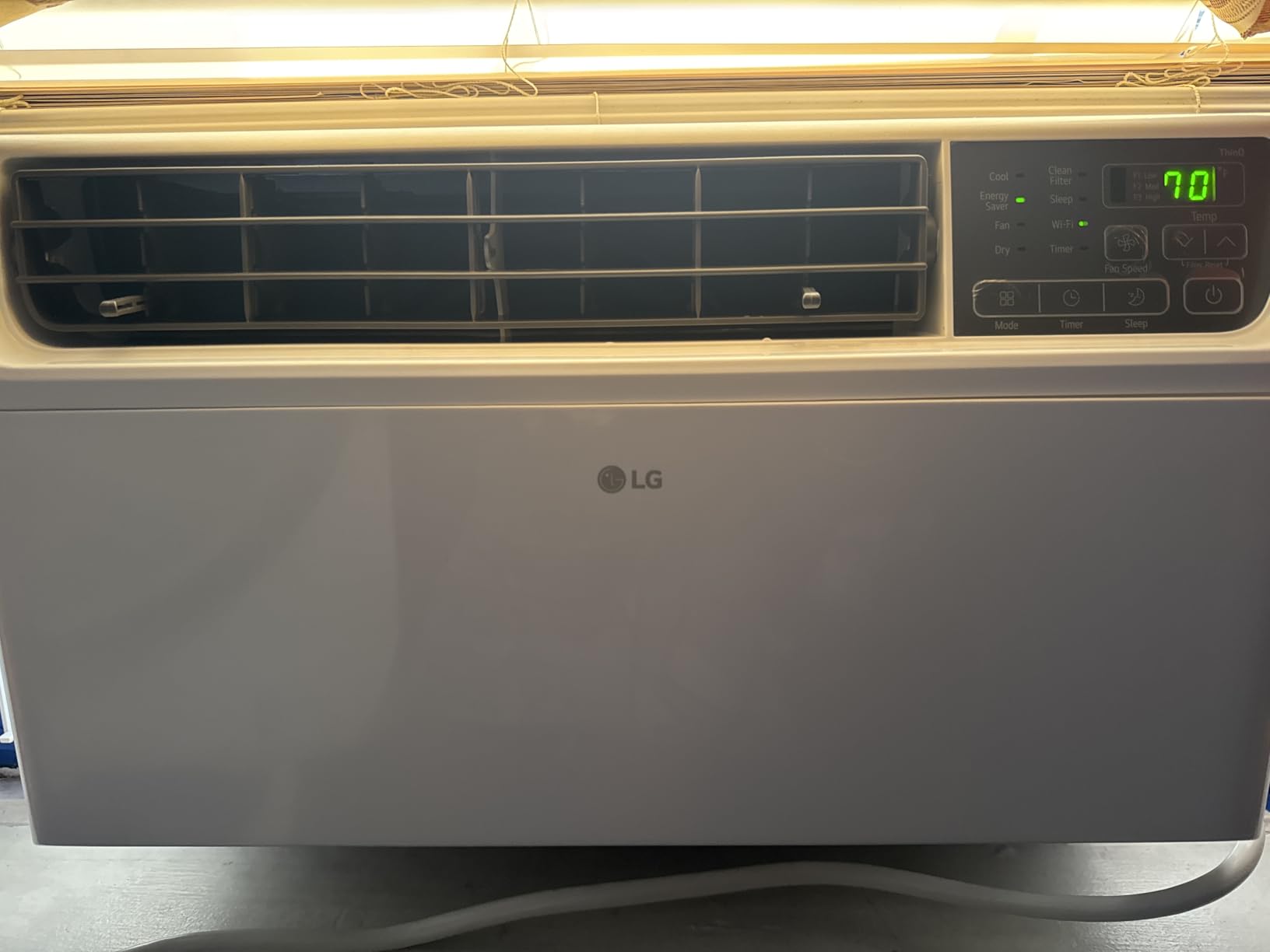 LG 6,000 BTU Dual Inverter Smart Window Air Conditioner, 115V, Cools 250 Sq. Ft., Ultra Quiet Operation, Up to 35% More Energy Savings, ENERGY STAR®, works with LG ThinQ, Amazon Alexa and Hey Google - Customer Photo 2