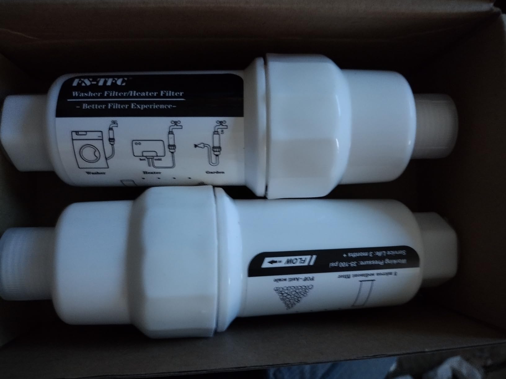 FS-TFC Inline Sediment Anti-Scale Filter Reusable 3/4