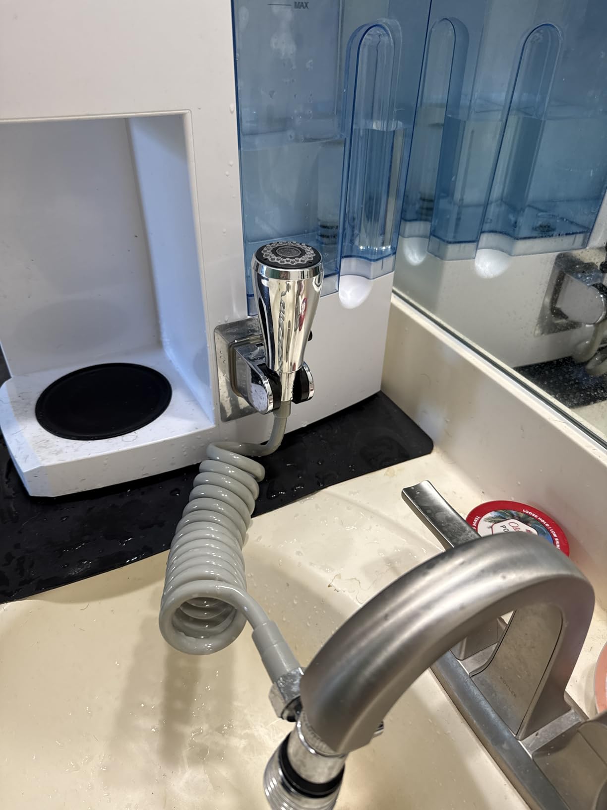 Bluevua RO100ROPOT-UV Reverse Osmosis System Countertop Water Filter - 6 Stage Purification with UV and Remineralization, Counter RO Filtration, Portable Water Purifier - Customer Photo 4