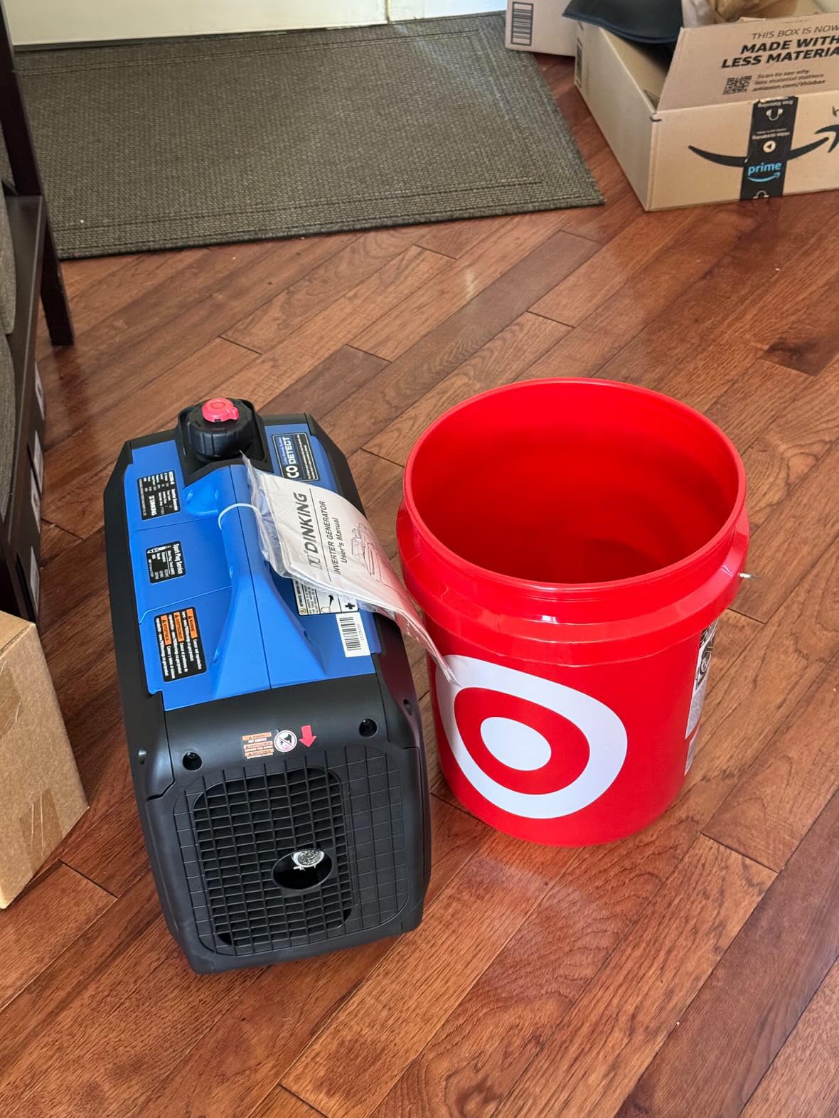 DK 2300W Mini Inverter Generator, 30lbs Ultra-lightweight, Gas Powered, Quite & Compact, for Outdoor Activities Car Camping Mobility (DK2300i-M) - Customer Photo 1