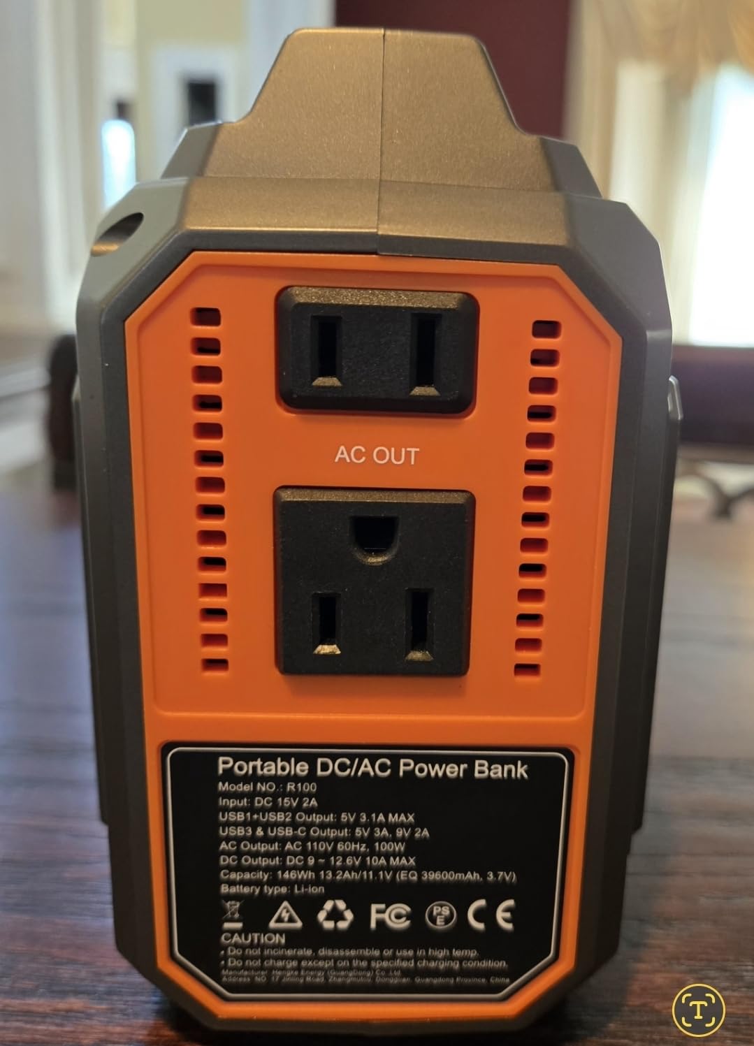 Solar Powered Generator 200W Peak/100W Rated, Portable Solar Generator Power Station with Solar Panels 40W Included, 146Wh Solar Power Bank with AC Outlet 110V for Home Use Camping Outdoor Adventure Customer Review Solar Powered Generator 200W Peak/100W Rated, Portable Solar Generator Power Station with Solar Panels 40W Included, 146Wh Solar Power Bank with AC Outlet 110V for Home Use Camping Outdoor Adventure - Customer Photo 2