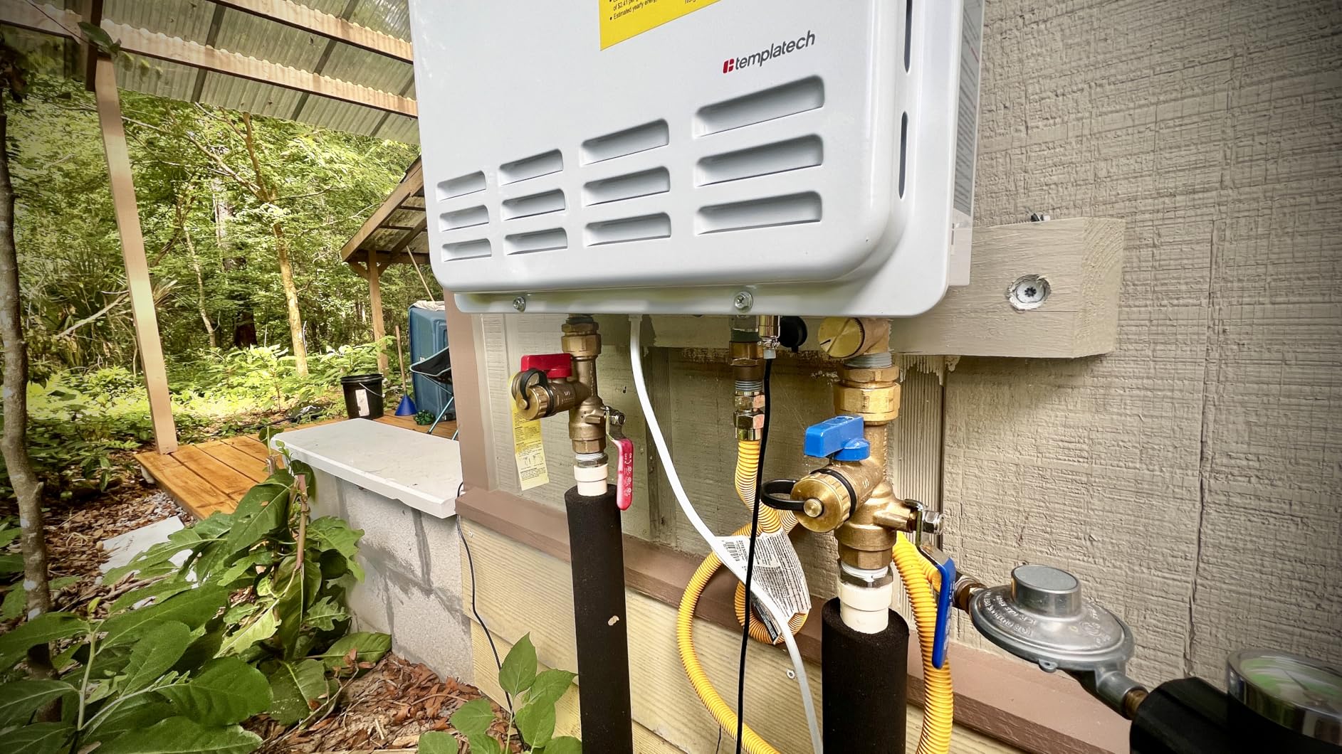 Natural Gas Tankless Water Heater - ORBEK 100,000 BTU Up to 4.3 GPM Indoor Installation - CSA Certified On-Demand Instant Hot Water Heater 3/4