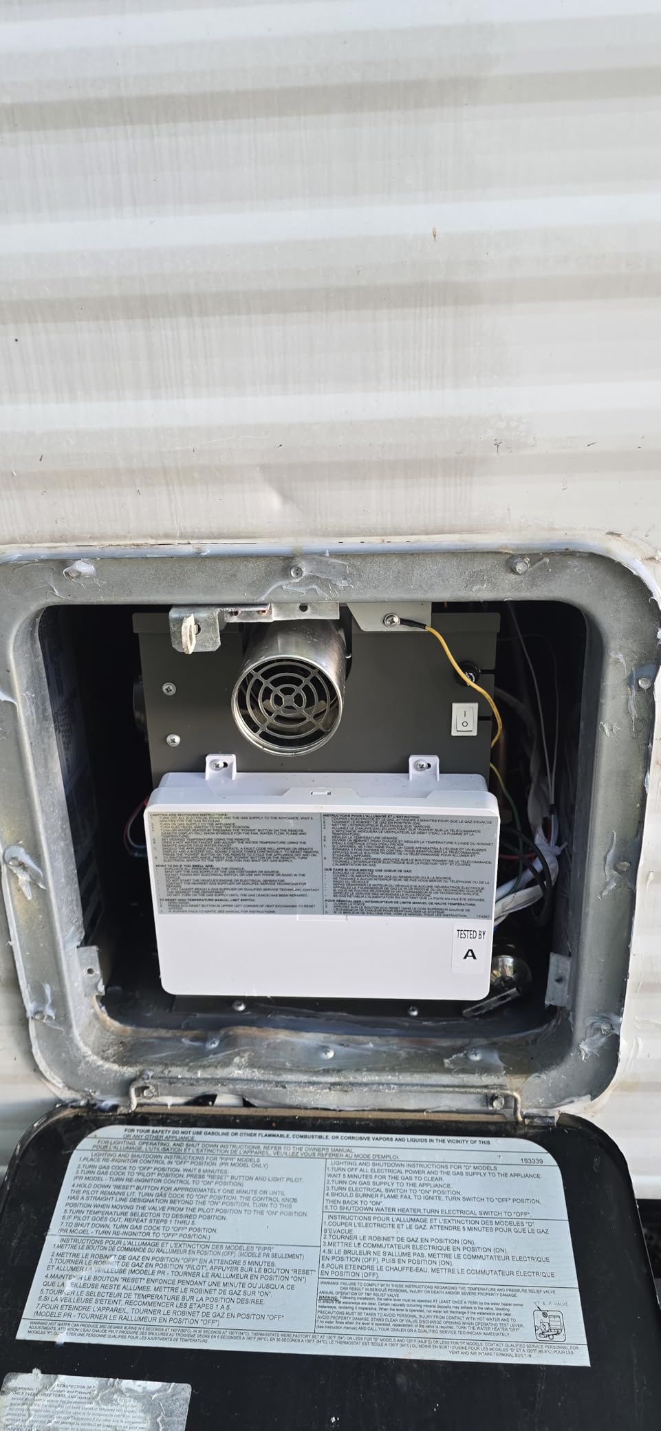 Suburban RV Tankless 60,000 BTU Water Heater - Endless Hot Water Supply, Energy Saving, Digital User Control Center, Designed for Safety, Freeze Protection (ST-60) - Customer Photo 1