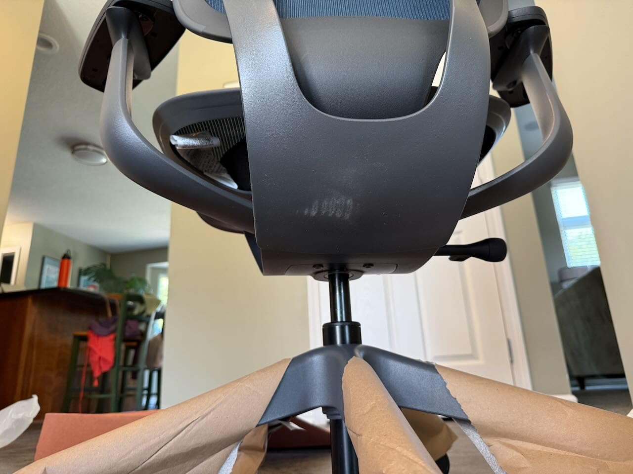 Steelcase Karman Mesh Ergonomic Desk Chair - Adjustable Desk Chair - 4 Points of Adjustability - Lumbar Support - Seagull Frame & Platinum Mesh - Customer Photo 2