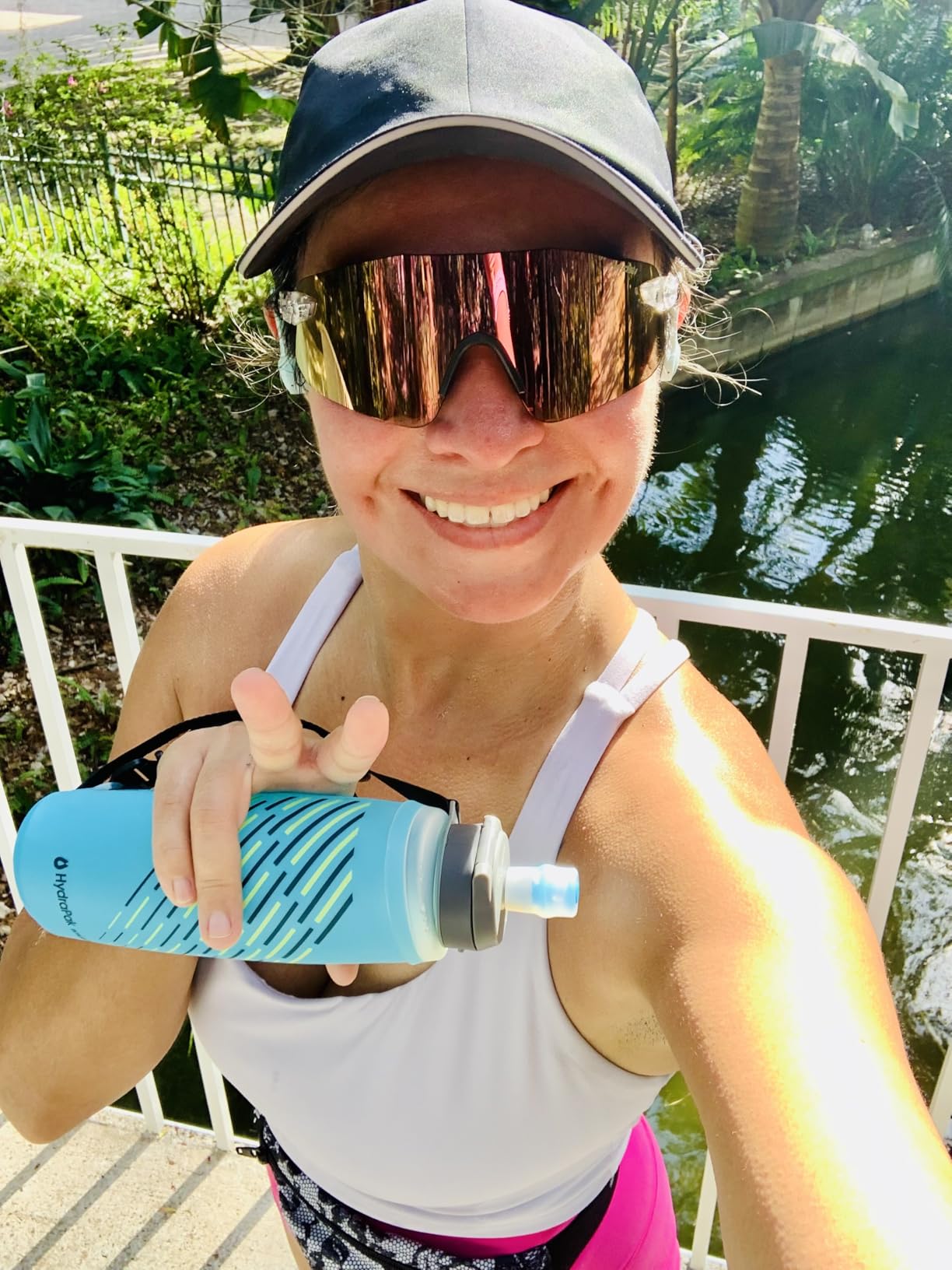 HydraPak SkyFlask Speed - Collapsible Handheld Running Water Bottle (350ml, 500ml, 500ml Insulated) - Adjustable Strap, Lightweight, Spill-Proof Cap - Customer Photo 3