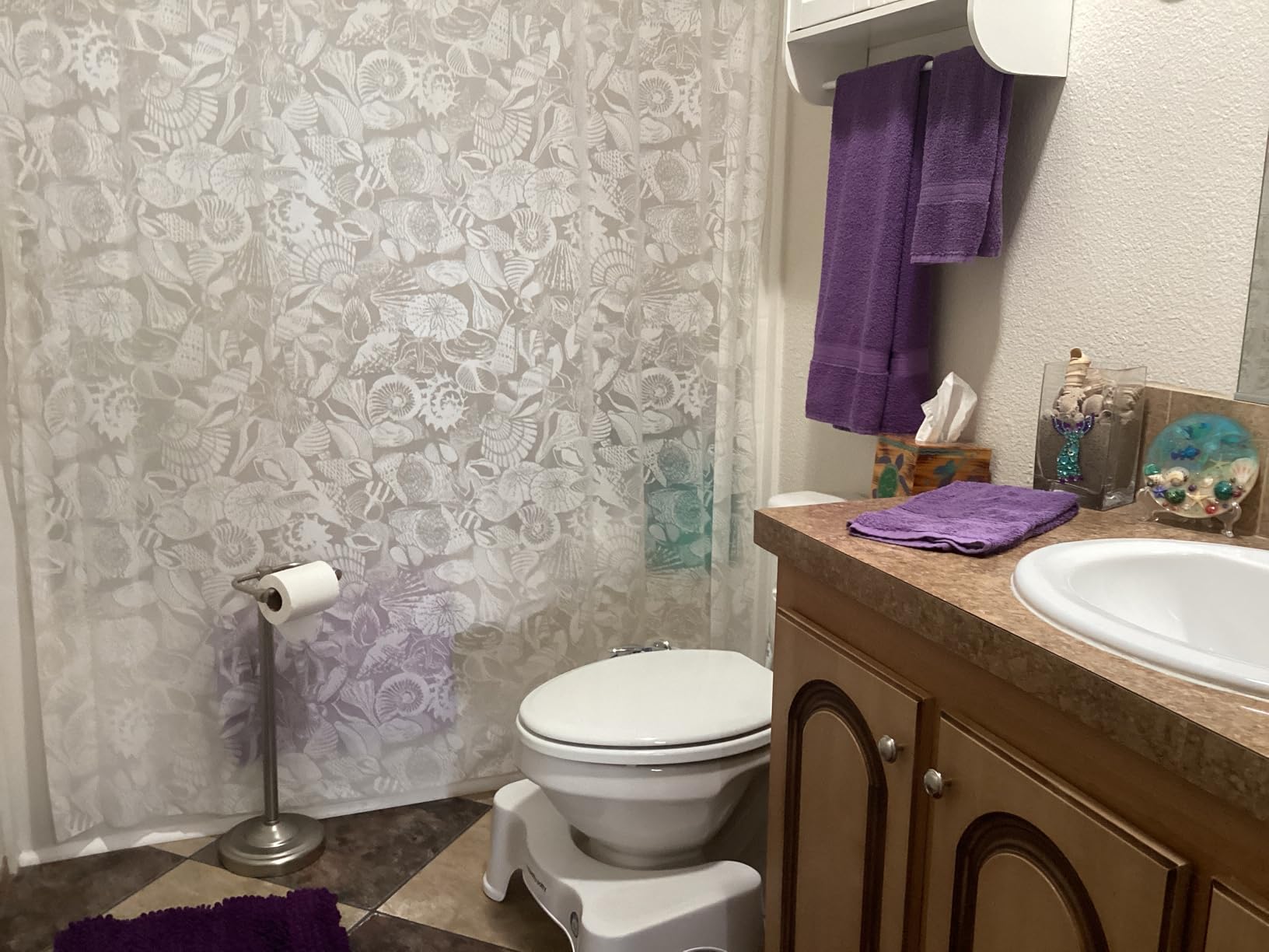 Toilet Paper Holder Stand, Brushed Nickel Toilet Paper Holder Free Standing, Post Pivoting Design & Stable Weighted Base SUS304 Stainless Steel for Bathroom(Mega Roll) - Customer Photo 4