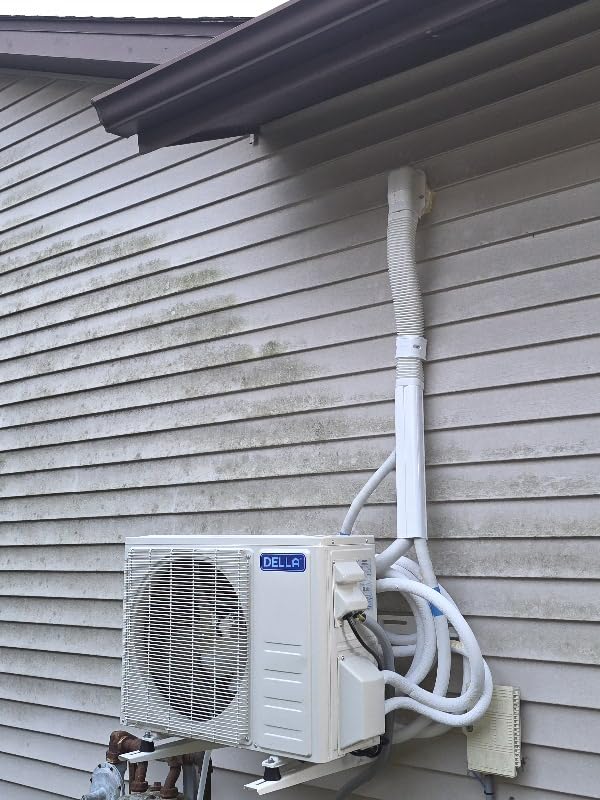 DELLA Hyper Heat Lower as -13℉ 18,000 BTU WiFi Mini Split,Work with Alexa,Energy Star, 230V 23 SEER2,Cools Up to 1,000 Sq. Ft,Inverter AC with 1.5 Ton Pre-Charged Heat Pump & 16.4ft Installation Kits Customer Review DELLA Hyper Heat Lower as -13℉ 18,000 BTU WiFi Mini Split,Work with Alexa,Energy Star, 230V 23 SEER2,Cools Up to 1,000 Sq. Ft,Inverter AC with 1.5 Ton Pre-Charged Heat Pump & 16.4ft Installation Kits - Customer Photo 2