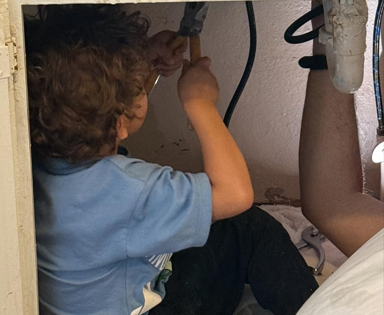 FEELSO Kitchen Faucets, Upgraded Filter Water Kitchen Faucet with Pull Down Sprayer, Brushed Nickel Stainless Steel High Arc 1 Or 3 Hole Kitchen Sink Faucet for Remove Chorine, Harmful Substances Customer Review FEELSO Kitchen Faucets, Upgraded Filter Water Kitchen Faucet with Pull Down Sprayer, Brushed Nickel Stainless Steel High Arc 1 Or 3 Hole Kitchen Sink Faucet for Remove Chorine, Harmful Substances - Customer Photo 1