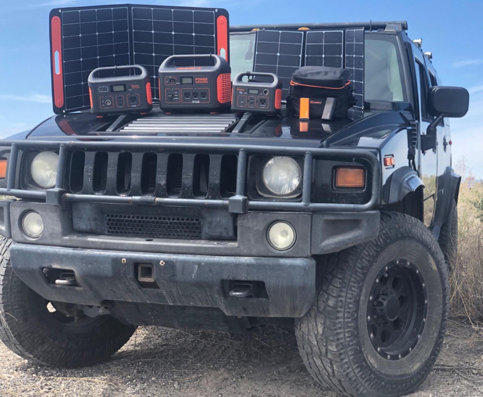 Jackery Solar Generator 240 v2 and 40W Mini Solar Panel, 256Wh LiFePO4 Battery, 300W AC & 100W USB-C Output, Ultra Fast Solar Charging for Outdoors, Camping, Travel & Emergencies - Customer Photo 3