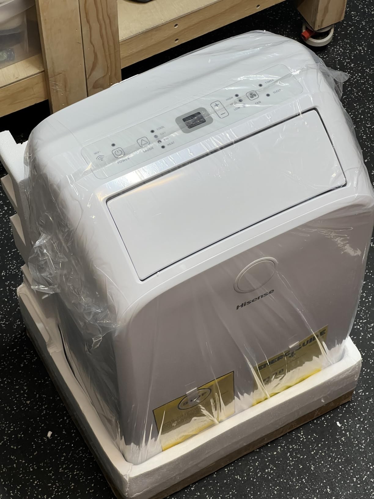 Hisense AP55023HR1GD Smart 8,000 BTU Dual Hose Portable Air Conditioner with Heat Pump (Renewed) - Customer Photo 2