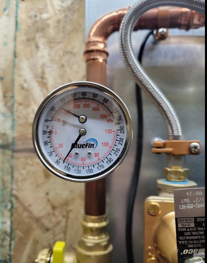 Hydronic Radiant Heat Control Panel 1-Zone - All Needed Components Assembled, Connect to Boiler and Manifold, Heated Floors, Radiant Heat, Includes Expansion Tank, Pumps, Air Separator, and more - Customer Photo 2