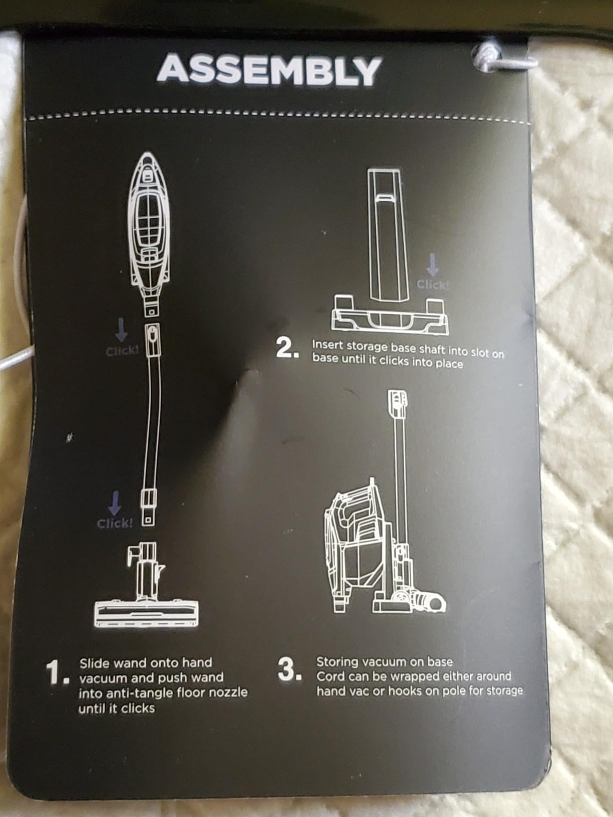 Eureka Corded Stick Vacuum Cleaner for Home Pet Hair, Lightweight Vacuum Cleaner with Powerful Suction for Carpet Tile and Hard Floor, Blue, NES520BL 2-in-1 Flash Handheld Vac - Customer Photo 2