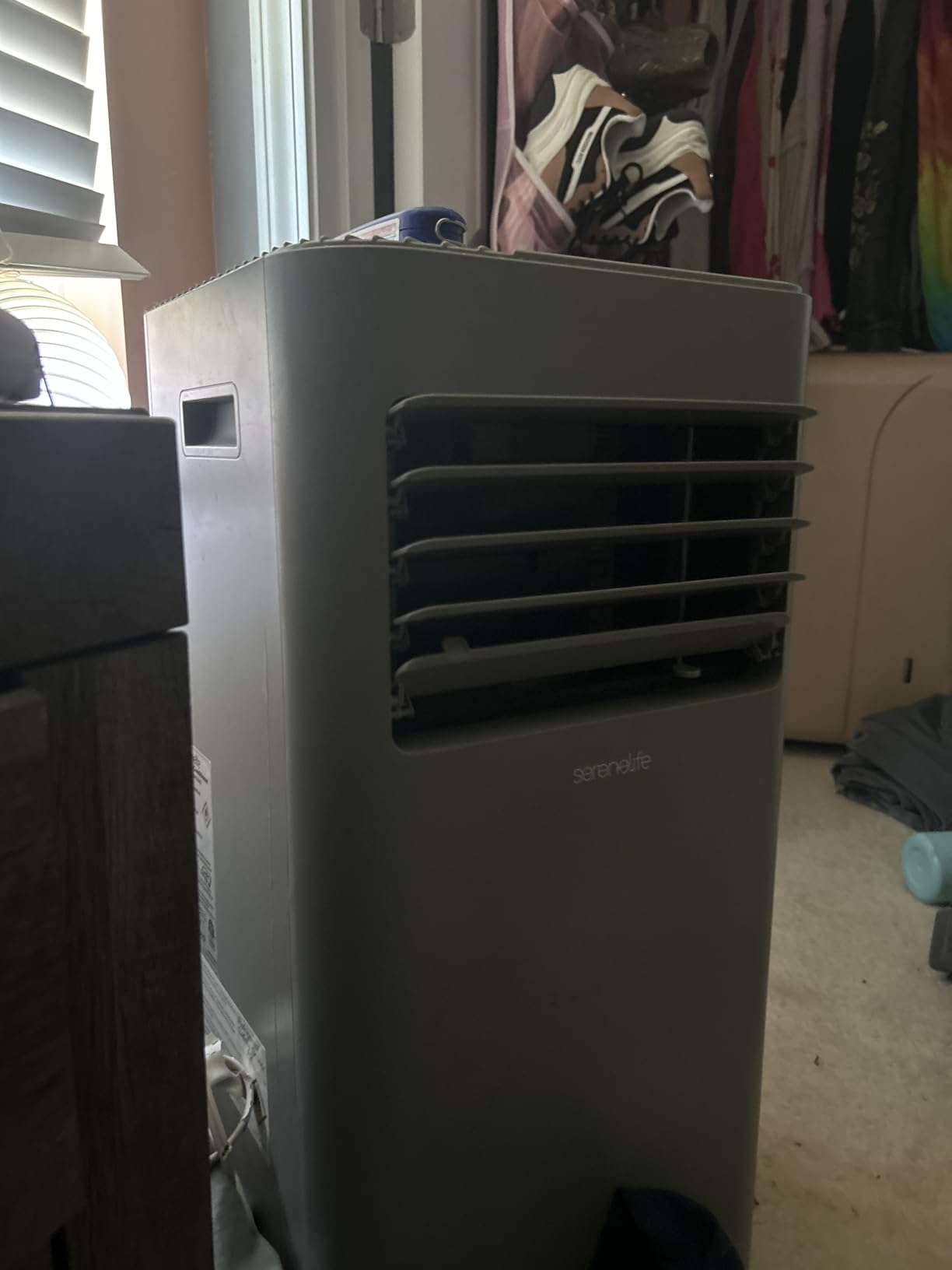 SereneLife Portable AC 8000 BTU, 3-in-1 Cooling, Dehumidifier And Fan Modes, Compact Standing Air Conditioner, Energy Efficient 300 Sq. Ft. Climate Control, Universal Castors And Window Mount Kit Customer Review SereneLife Portable AC 8000 BTU, 3-in-1 Cooling, Dehumidifier And Fan Modes, Compact Standing Air Conditioner, Energy Efficient 300 Sq. Ft. Climate Control, Universal Castors And Window Mount Kit - Customer Photo 1