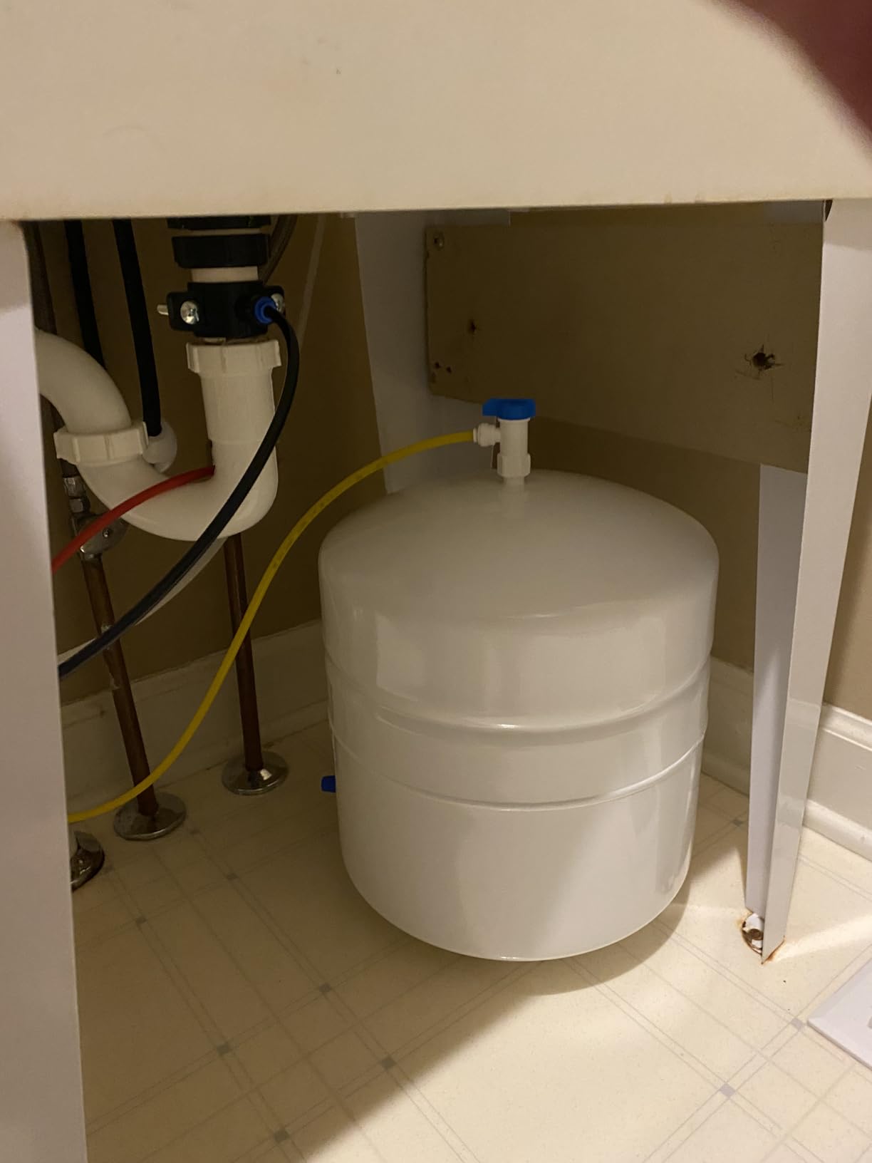 APEC Water Systems ROES-50 Essence Series Top Tier 5-Stage WQA Certified Ultra Safe Reverse Osmosis Drinking Water Filter System with Extra High Capacity Pre-Filter Set - Customer Photo 1