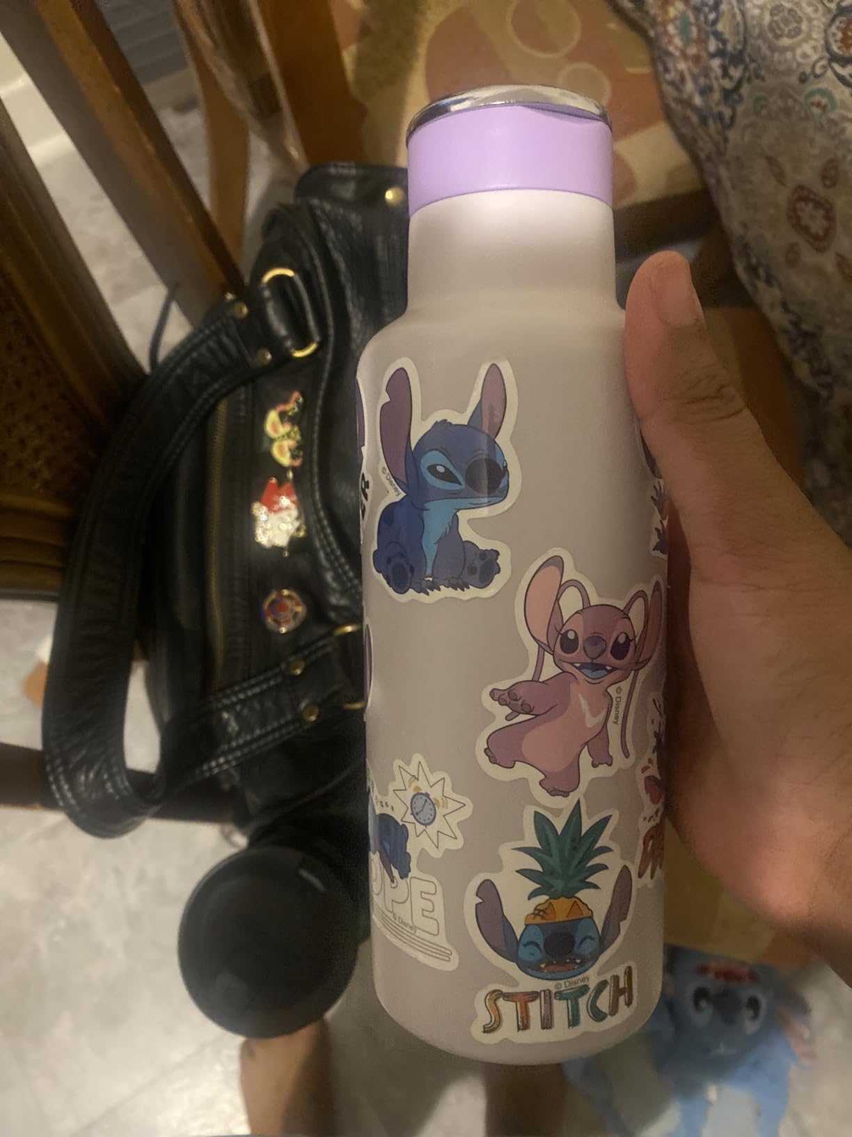 TOURIT 20oz Insulated Stainless Steel Water Bottle with Straw & Handle, Double Wall Vacuum Leakproof BPA-Free Thermos for Sports Travel, Pink - Customer Photo 1