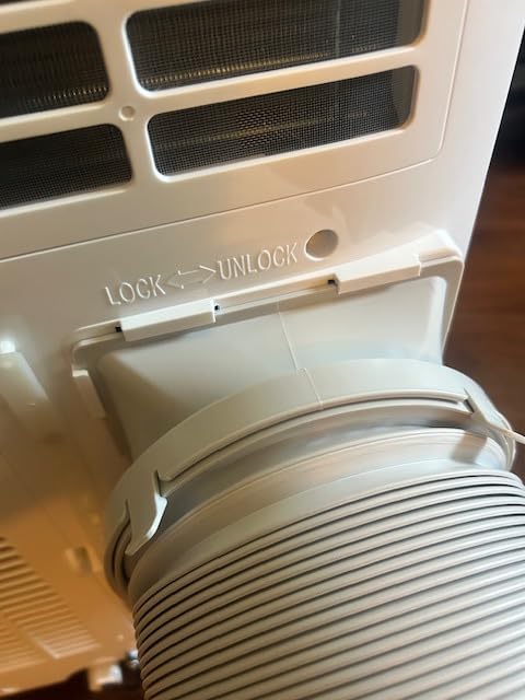 Hisense 10,000 BTU Smart Portable Inverter Air Conditioner with Quiet, High Efficiency Operation and Wi-fi Controls, AC Unit for Apartment, Living Room, Medium Rooms up to 450 Square Feet in Black - Customer Photo 2