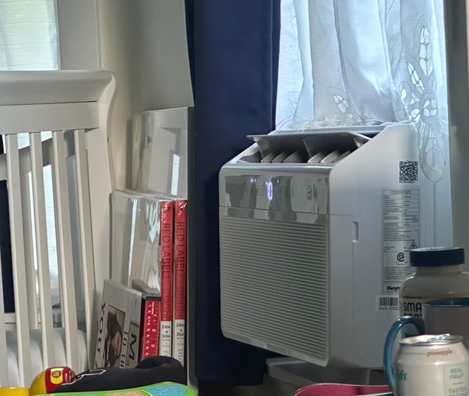 Keystone 18,000 BTU 230V Window Mounted Inverter Air Conditioner with Quiet, High Efficiency Operation and Remote, Window AC Unit for Apartment, Living Room, Bedroom, Large Rooms up to 1000-Sq. Ft. Customer Review Keystone 18,000 BTU 230V Window Mounted Inverter Air Conditioner with Quiet, High Efficiency Operation and Remote, Window AC Unit for Apartment, Living Room, Bedroom, Large Rooms up to 1000-Sq. Ft. - Customer Photo 2