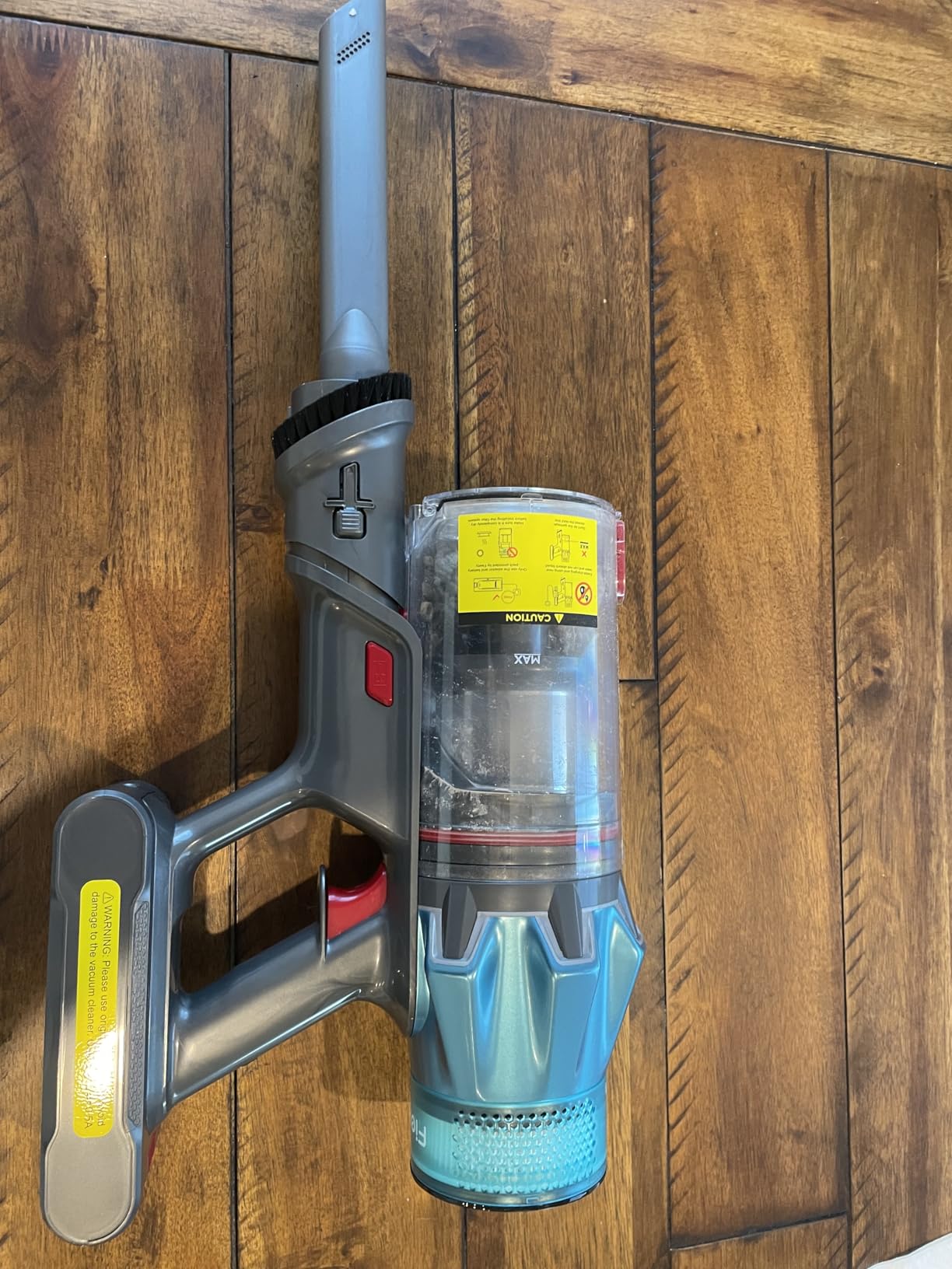 Cordless Vacuum Cleaner 600W/50Kpa, Stick Vacuum Cleaners 65 Mins Max Runtime with Charging Dock, Self-Standing Handheld Vacuum with Touch Display, 6-in-1 Vacuum Cleaner for Carpet/Hard Floor/Pet Hair - Customer Photo 2