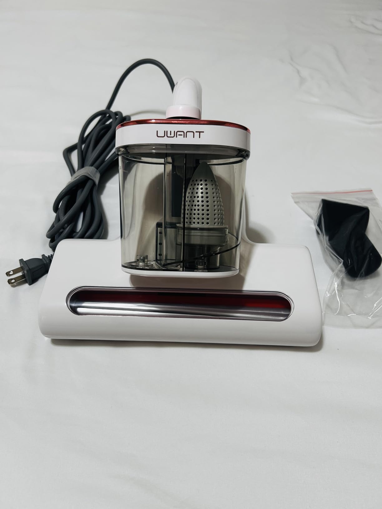 uwant Mattress Vacuum 450W 16Kpa 36000RPM/MIN Bed Vacuum with 149℉ Heating &Ultrasonic, Dual Dust Cup, Smart Display Screen Mattress Vacuums for Skin Health - Customer Photo 1