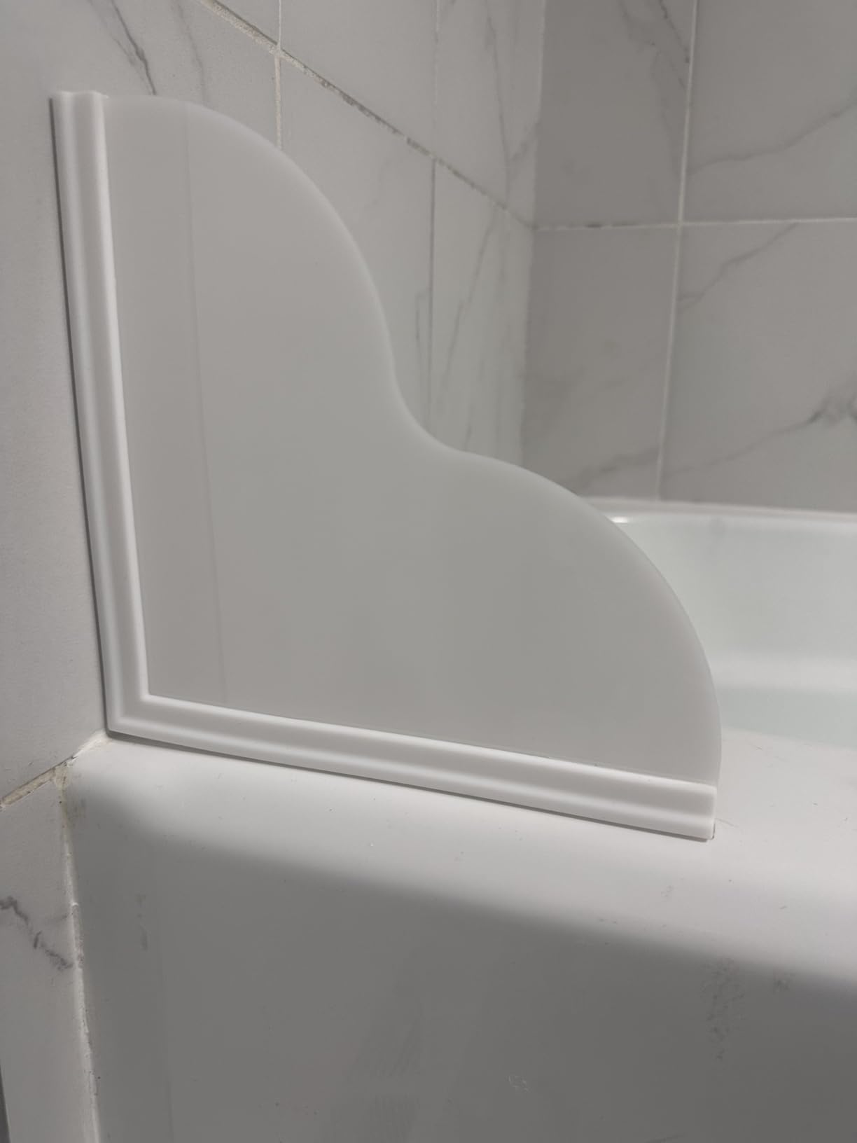 Shower Corner Water Guard, Large Size Tub Shower Water Guard, Shower Splash Guards,Bathtub Splash Guard Self-Adhesive Tub Guards to Keep Water in Tub (2pcs) Customer Review Shower Corner Water Guard, Large Size Tub Shower Water Guard, Shower Splash Guards,Bathtub Splash Guard Self-Adhesive Tub Guards to Keep Water in Tub (2pcs) - Customer Photo 3
