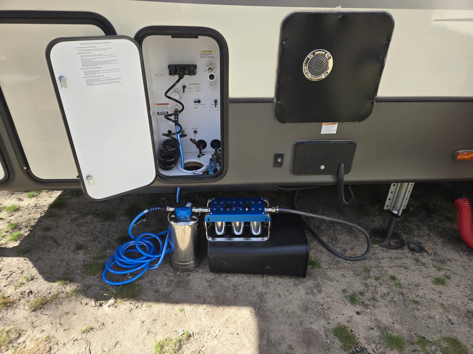 GoBluTech AR3, RV Water Filter System, 0.2 Micron Filter for Campers with Compact 5-inch Filters, 3 Stage Premium Filtration System, for RVs, Vans, and Boats - US Veteran Owned - Customer Photo 1