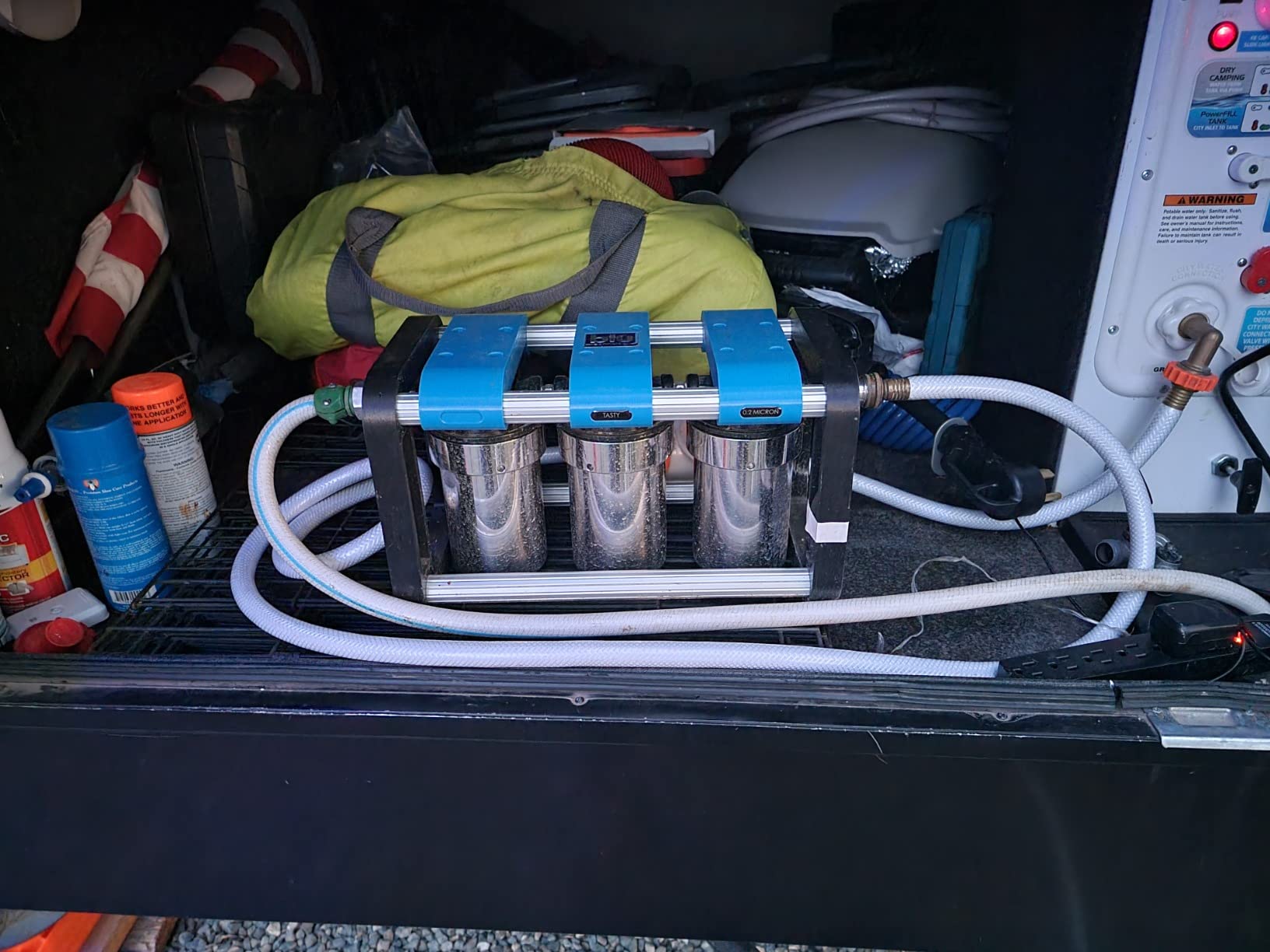 GoBluTech AR3, RV Water Filter System, 0.2 Micron Filter for Campers with Compact 5-inch Filters, 3 Stage Premium Filtration System, for RVs, Vans, and Boats - US Veteran Owned - Customer Photo 2