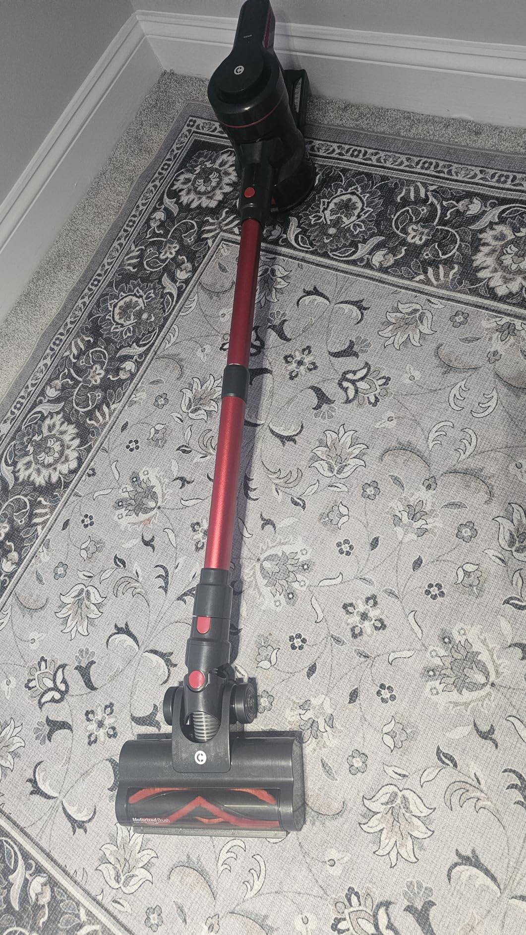 Cordless Vacuum Cleaner, Stick Vacuum with Powerful Suction, 45Mins Runtime Vacuum Cleaners for Home, Anti-tangle and 1.5L Dust Cup, 6 in 1 Lightweight Vacuum for Hardwood Floor Carpet Pet Hair - Customer Photo 2