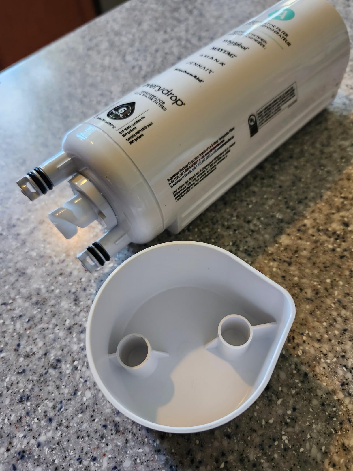 everydrop® by Whirlpool Refrigerator Water Filter A - EDRARXD1 (Pack of 1) - Customer Photo 1