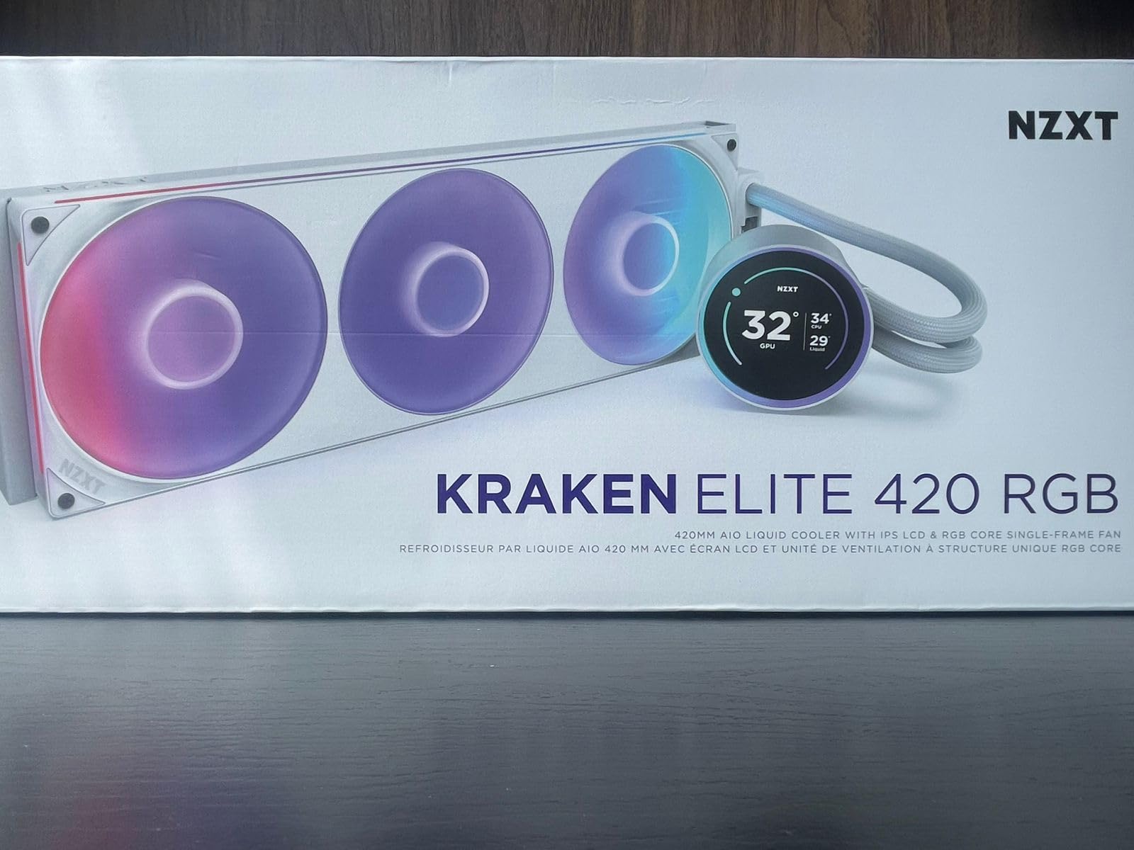 NZXT Kraken Elite 360 RGB 2024 - AIO CPU Liquid Cooler - 360mm Radiator - F360 RGB Core Fan - Customizable 2.72