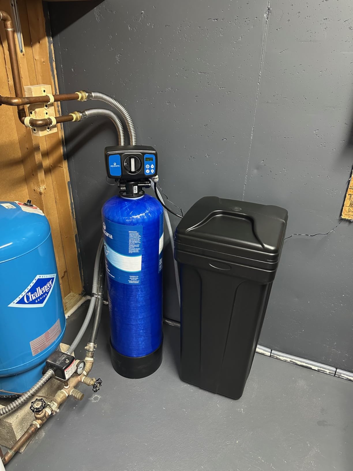 Aquasana SimplySoft® 40,000 Grain Water Softener - Whole House Hard Water Reduction - Base Tank & Cabinet System WH-SF40-BASE - Customer Photo 2