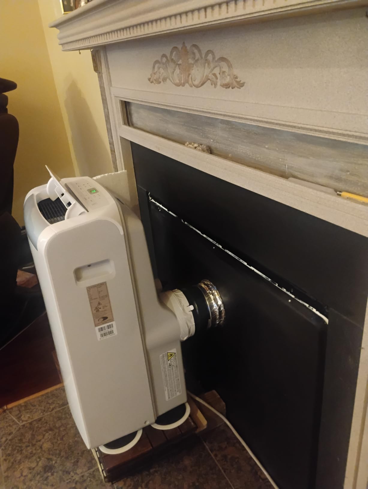 [Upgraded] Hon&Guan Duct Damper 4 inch, Backdraft Damper One-Way Airflow Vent Damper Backflow Preventer for 4 Inch Duct Dryer Vent Hose-2pcs - Customer Photo 1