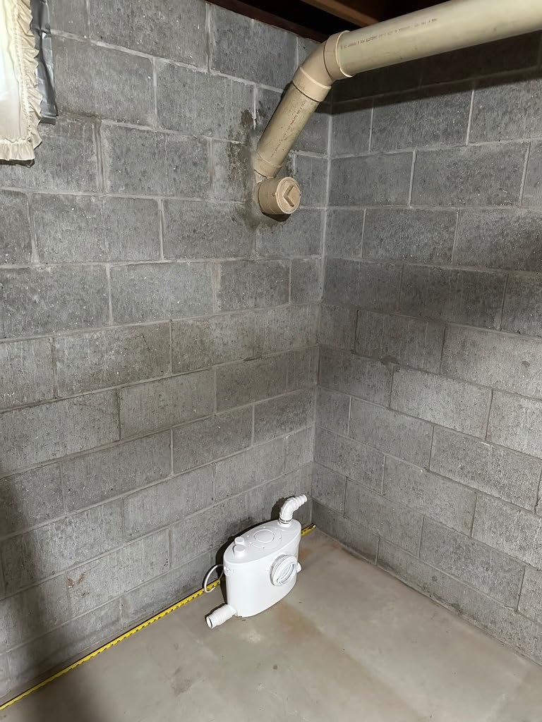 Simple Project 750w Macerator Pump, Basement Toilet System 36 Ft/10 M Head, Sewerage Grinder With 4 Water Inlets for Macerating Toilet, Shower, Bathtub Waste Water Disposal - Customer Photo 2