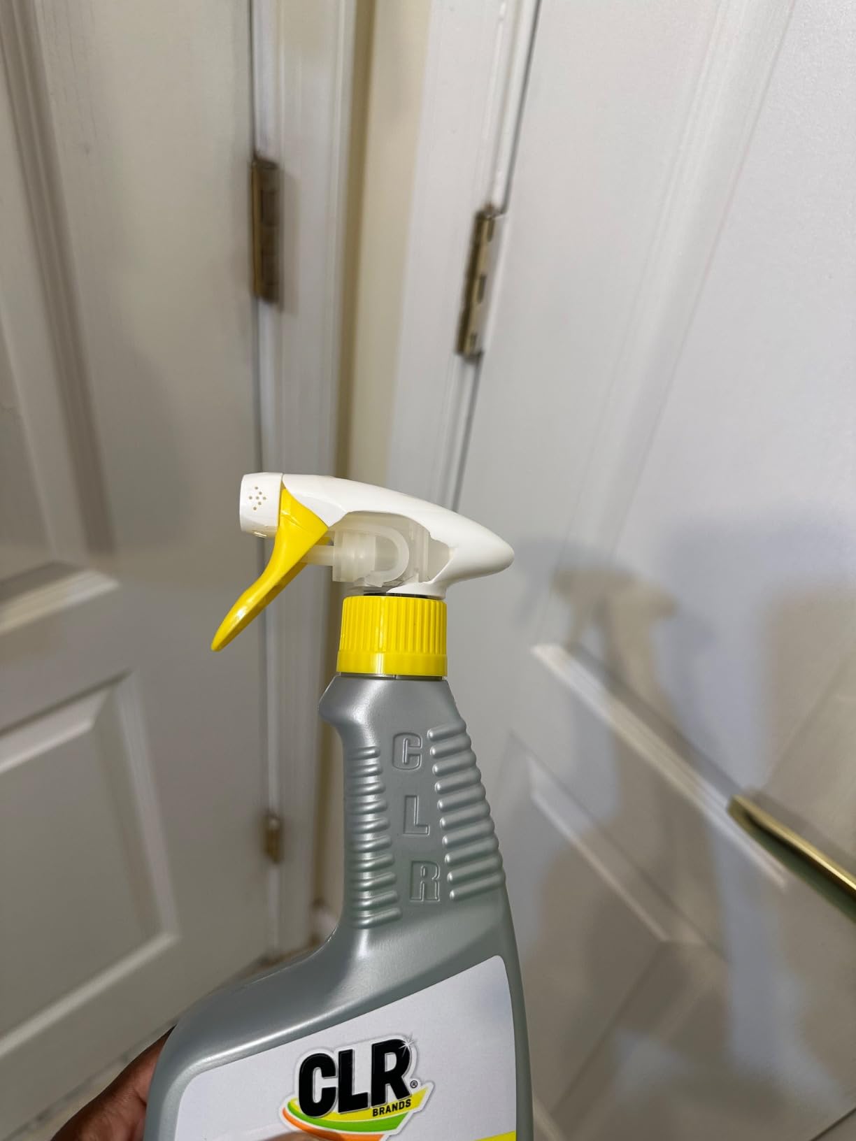 CLR Brands® Calcium, Lime & Rust Remover, Blasts Calcium, Dissolves Lime Deposits, Zaps Stubborn Rust Stains and Hard Water Deposits, 22 Ounce Spray Bottle (Pack of 1) - Customer Photo 2