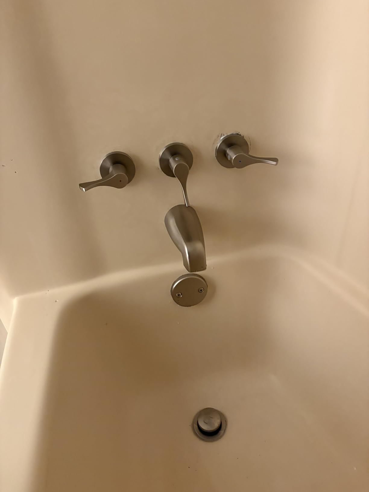 Matte Black 3 Handles Shower Faucet Set with Tub Spout Bathtub Shower Faucets Combo Set Shower System Complete Tub and Shower Trim Kit Shower Fixtures - Customer Photo 1