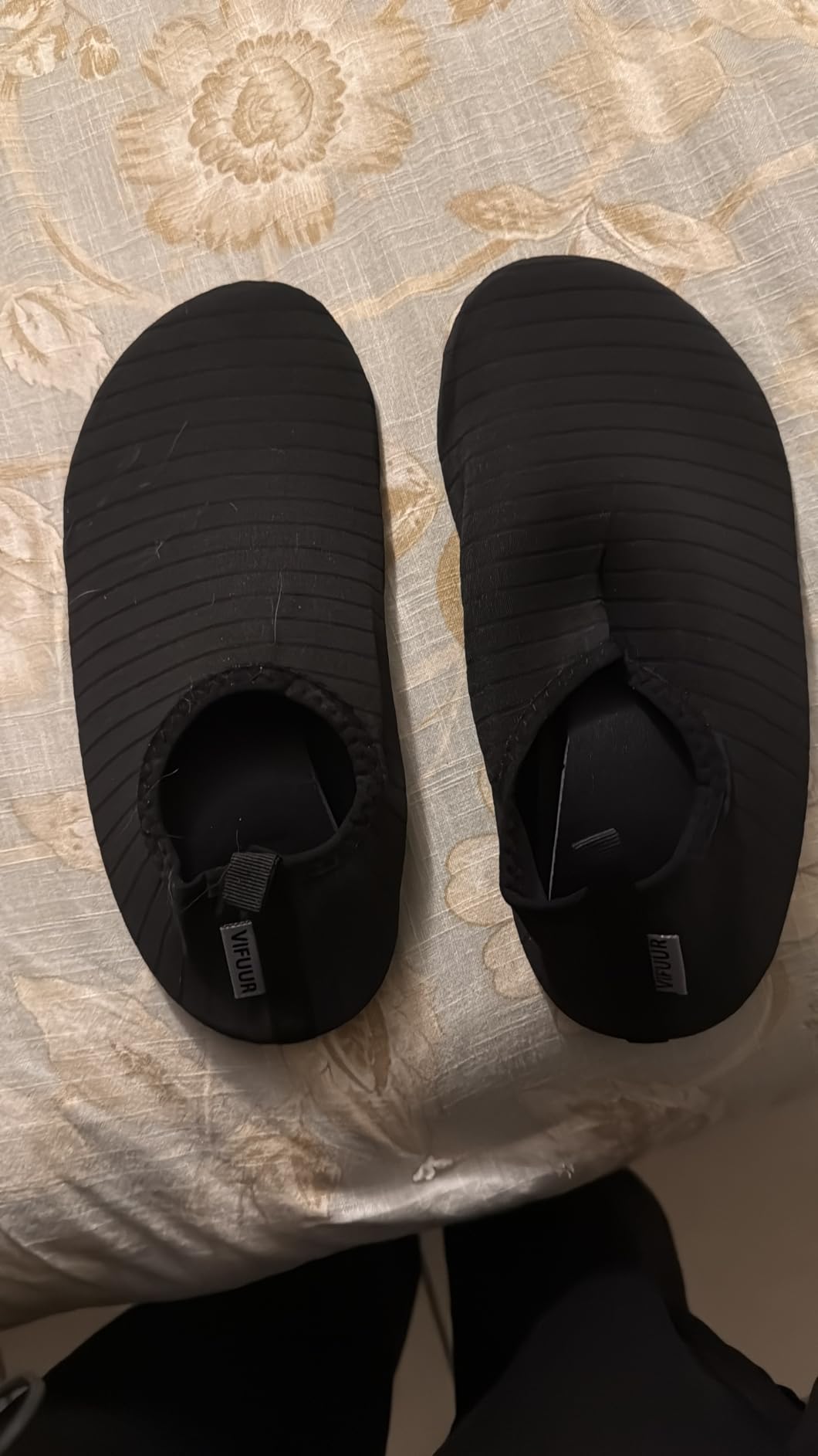 VIFUUR Water Sports Shoes Barefoot Quick-Dry Aqua Yoga Socks Slip-on for Men Women - Customer Photo 1