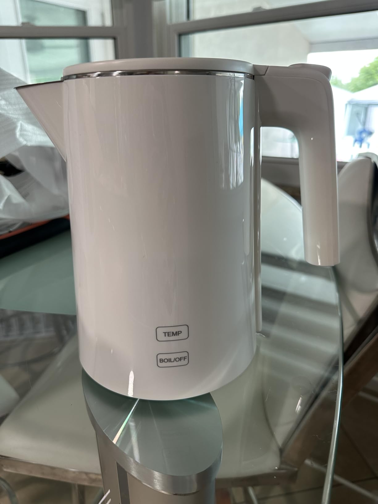 Electric Kettle, Double Wall Stainless Steel Cool Touch Water Boiler Heater, 7 Temperature Control Teapot, 4H Keep Warm, 1.0L 1200W Fast Heat with Auto Shut-Off, Boil-Dry Proof Coffee Tea Pot, Black - Customer Photo 1