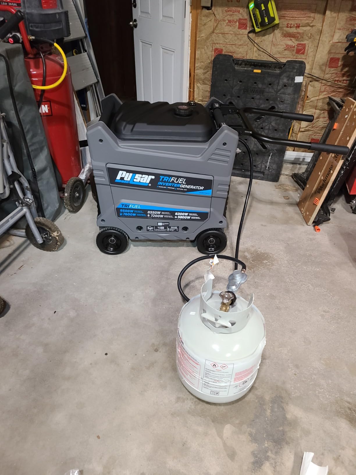Pulsar 10500W Dual Fuel Portable Inverter Generator for Residential and Camping Use GD10KBN - Customer Photo 1