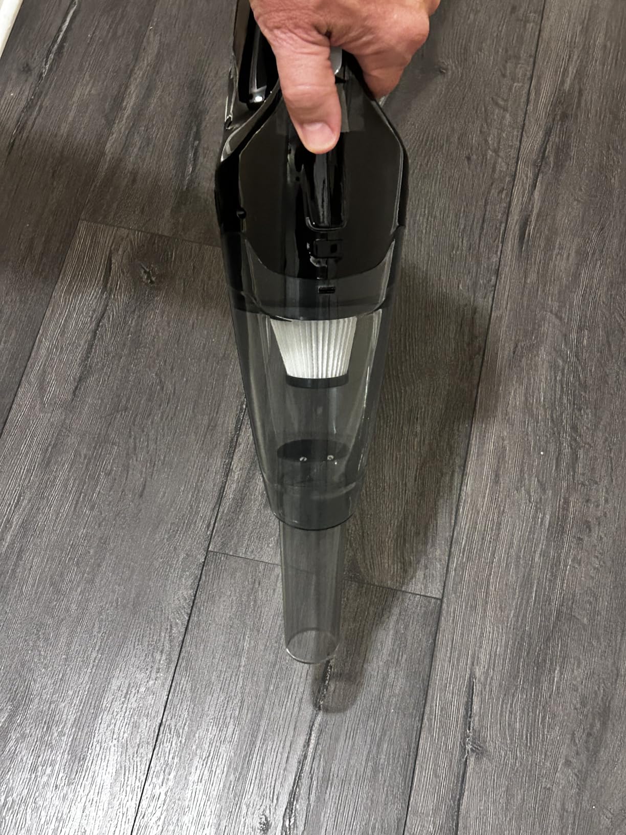 Handheld Vacuum Cordless Rechargeable 3-in-1, Car Vacuum Portable Cordless with USB Charge, Hand Vacuum with LED Light, HEPA Filter, 1.65LBs Lightweight Vacuum Cleaner for Dust, Pet Hair - Customer Photo 2