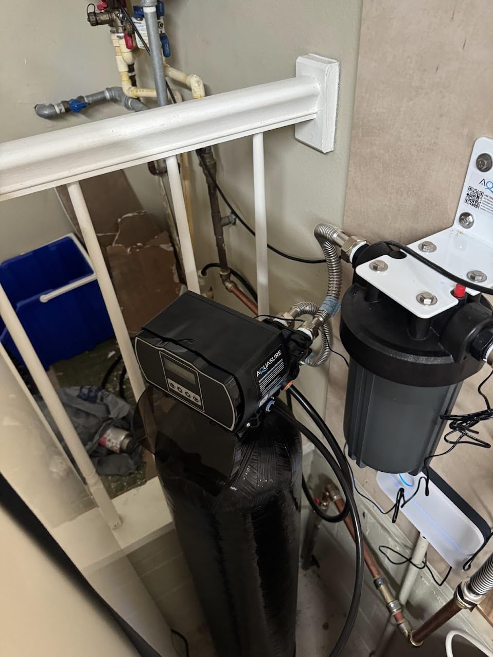 Aquasure Harmony Series 50,000 Grains Whole House Water Softener with High Performance Automatic Digital Metered Control Head with Pre-Filter customer photo 2