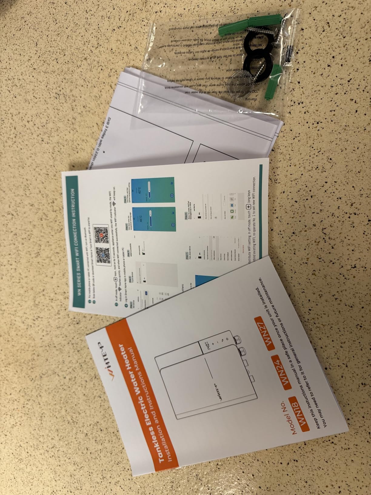 Electric Tankless Water Heater WINTEMP 27kW 240V, Whole House Hot Water Supply, On Demand Instant Endless Water Heater, with LED Temperature Display, WiFi Control, Up to 6.3 GPM, ETL Certified - Customer Photo 2