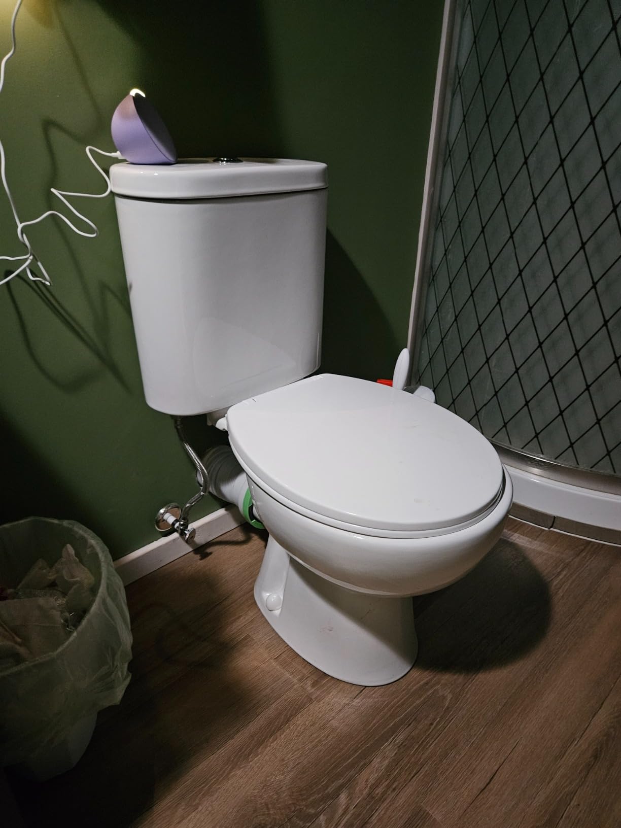 Simple Project 750W Macerating Toilet System - Dual Flush, Upflush Toilet for Basement with 4 Water Inlet & Attics, Dual Flush Toilets with Macerator Pump, Quiet Operation, Space Saving - Customer Photo 1