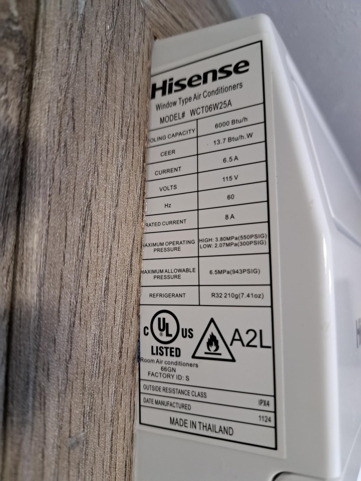 Hisense 5,000 BTU Window Air Conditioner, Easy Installation,Ultra Quiet, Easy-to-install Window Kit Included, 2 Years Warranty - Customer Photo 4