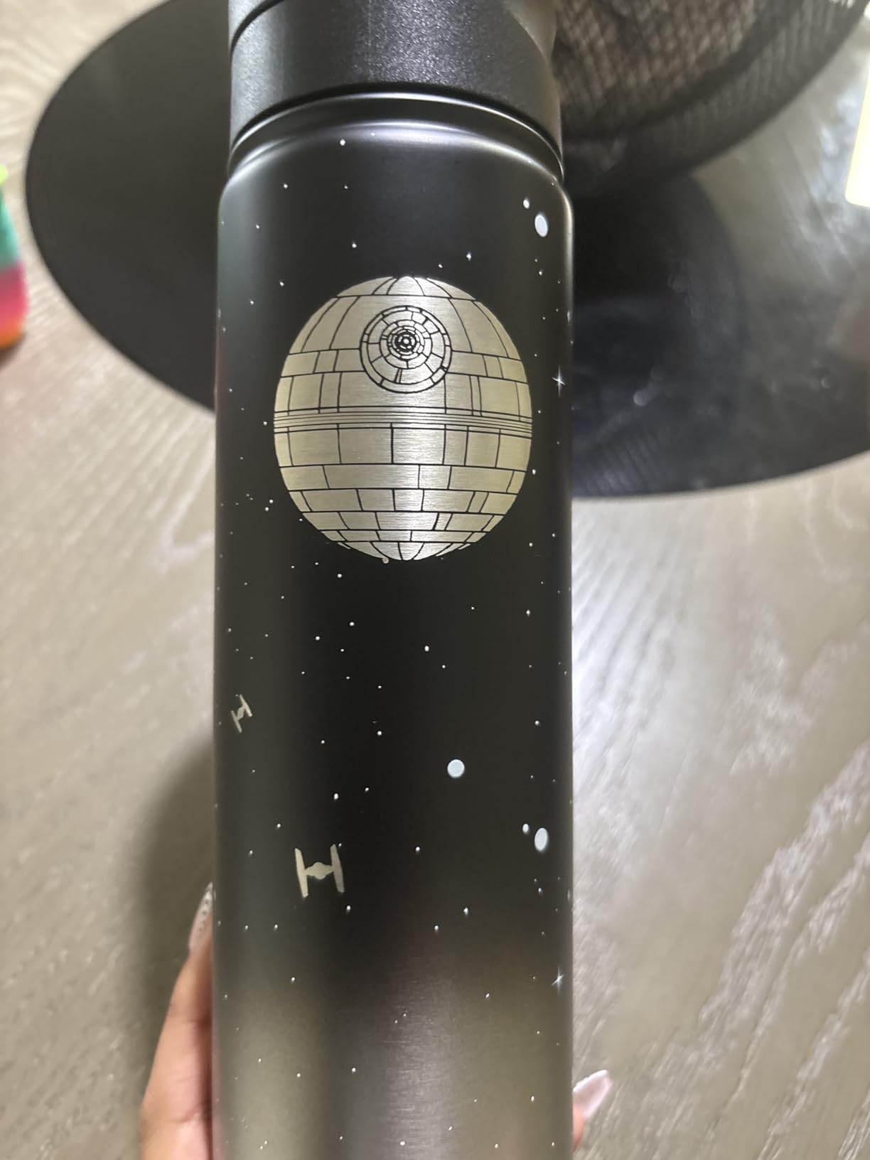 JoyJolt Disney Retro Vintage Stainless Steel Water Bottle ft Mickey Mouse, Reusable 22oz Vacuum Insulated Water Bottle Tumbler with Leak Proof Flip Straw Lid and Handle, Lead & BPA Free - Customer Photo 3