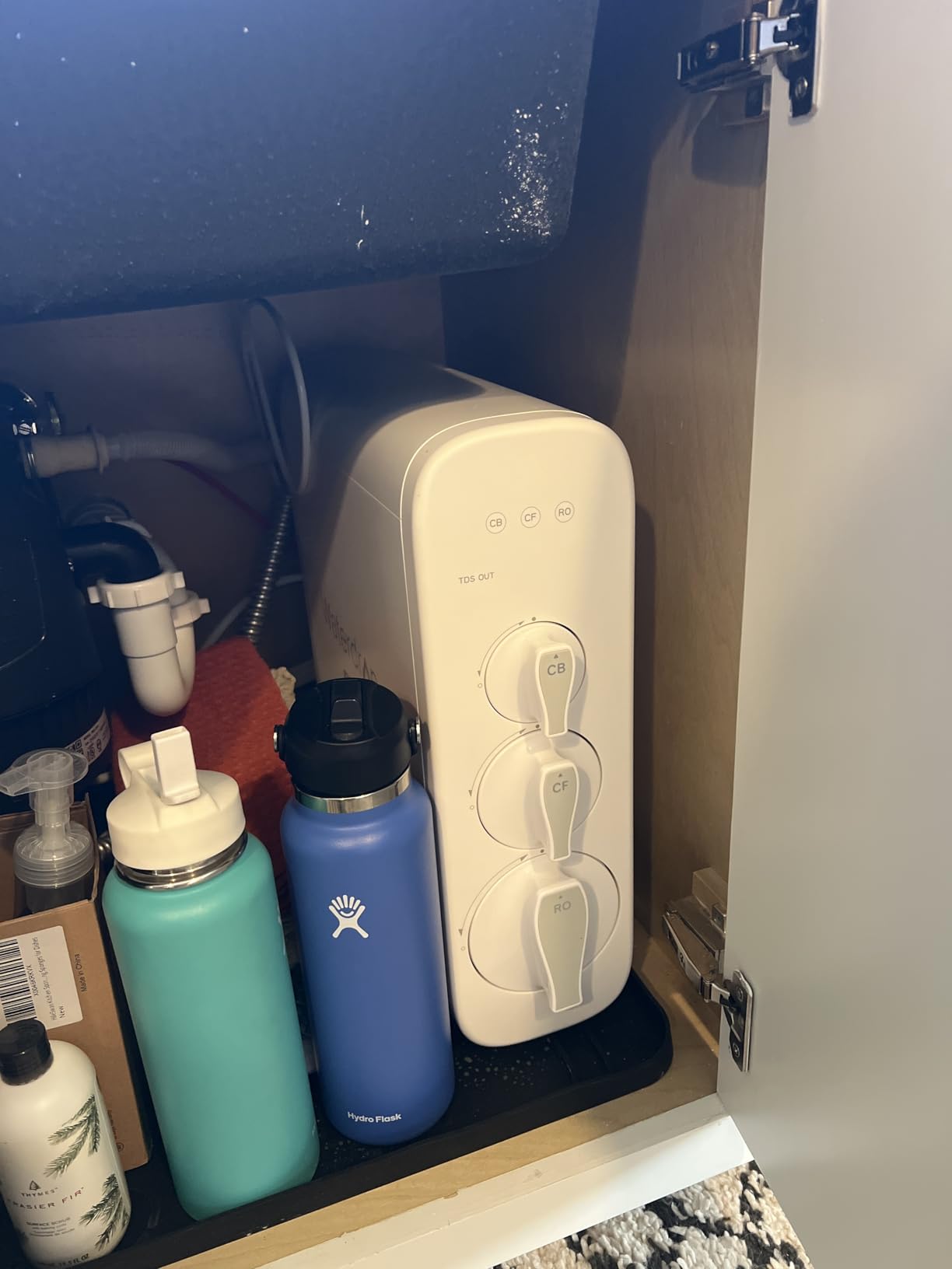 Waterdrop G5P700A Alkaline Mineral pH+ Reverse Osmosis Water Filter, NSF/ANSI 372 Certified, 700G Reverse Osmosis System, 8 Stage RO Water Filtration System, 2:1 Pure to Drain, Smart LED Faucet - Customer Photo 1