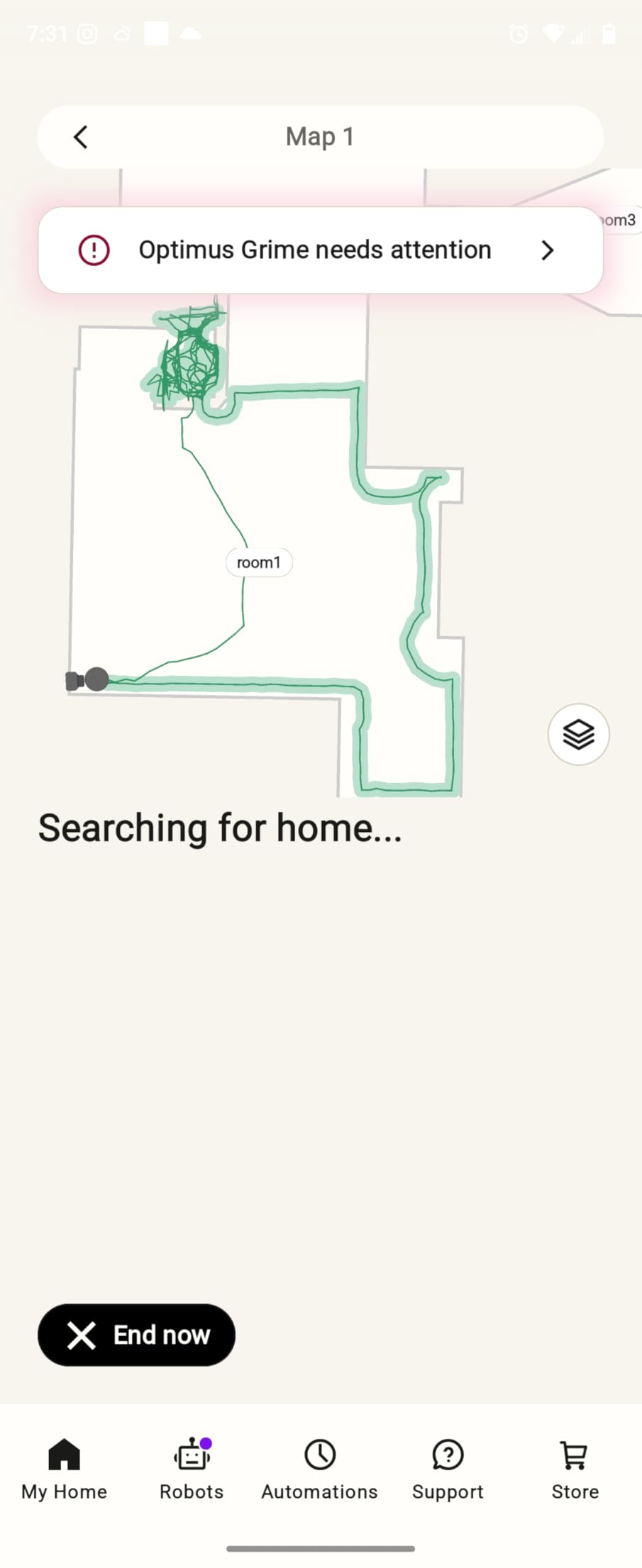 iRobot Roomba 104 Robot Vacuum & Mop - Self-Empties for 75 Days (Over 10 Weeks), Strong Power-Lifting Suction, Vacuums All Floors, Mops Hard Floors, LiDAR Smart Navigation Mapping, Cleans in Neat Rows - Customer Photo 2