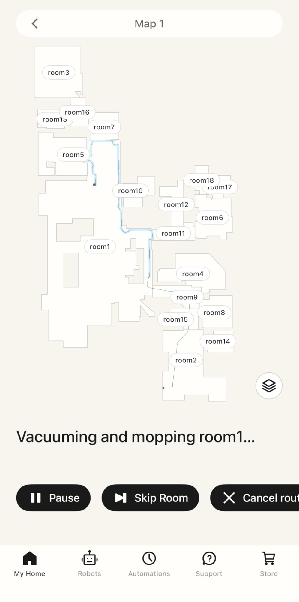 iRobot Roomba Plus 405 (G181) Combo Robot Vacuum & Mop with AutoWash Dock - Amazon Exclusive, Dual Spinning Mop Pads, Self-Empties for 75 Days, Intense Suction, Pad Washing & Drying, Pad-Lift, LiDAR - Customer Photo 2